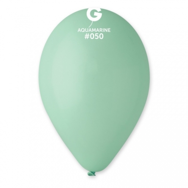 Балон цвят аквамарин, диаметър 26 см, 10 бр. в пакет Gemar G90 #050 /Uk/
