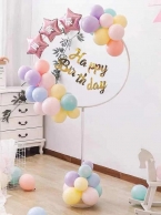 Стойка за балони с обръч, ф 80см, височина 170 см. /Gx/