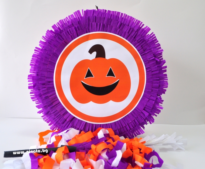 Пинята Хелоуин / Halloween, две лица 40х40 см