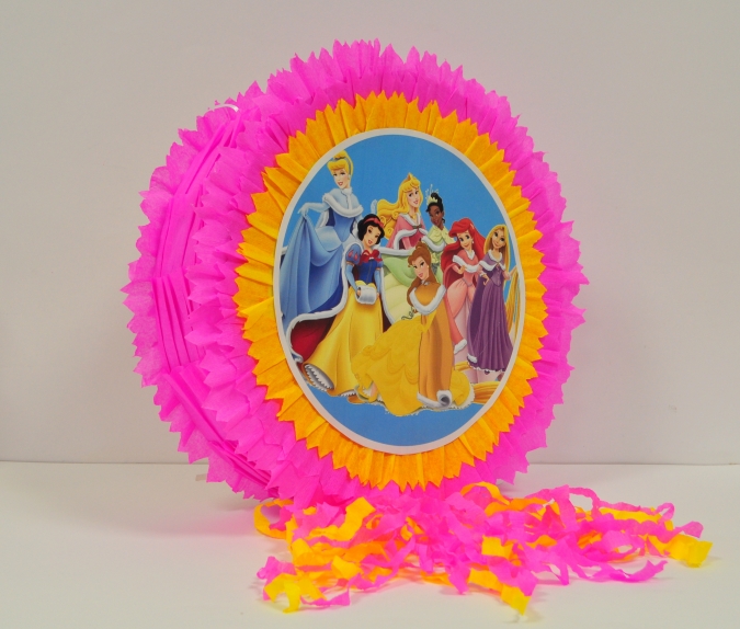 Пинята Принцеси, две лица 40х40 см