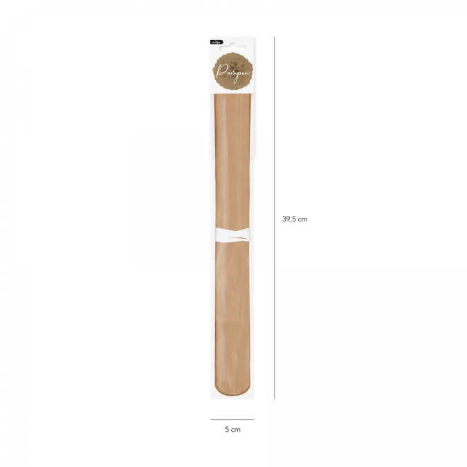 Помпон от златна тишу хартия 35 см /Pp/