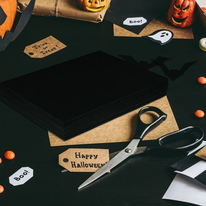 Фоам, гумена хартия Eva, лист А4 20х30см, 2мм, цвят черен /Sa/