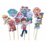 Топер за мъфини и торта Пес Патрул, 8 брoя /Pe/