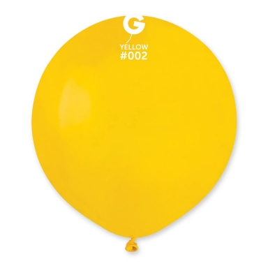 Балон  светло жълт  пастел, 48 см диаметър, Gemar G150 002 /Uk/