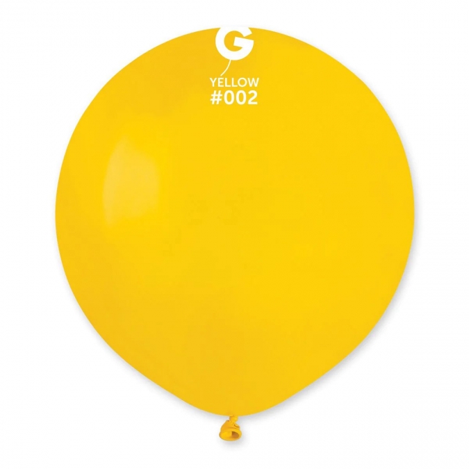 Балон  светло жълт  пастел, 48 см диаметър, Gemar G150 002 /Uk/