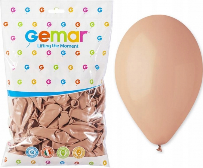 Балон цвят пепел от рози, Misty Rose диаметър 30 см, 100 бр. в пакет, Gemar G110 #099 /Uk/
