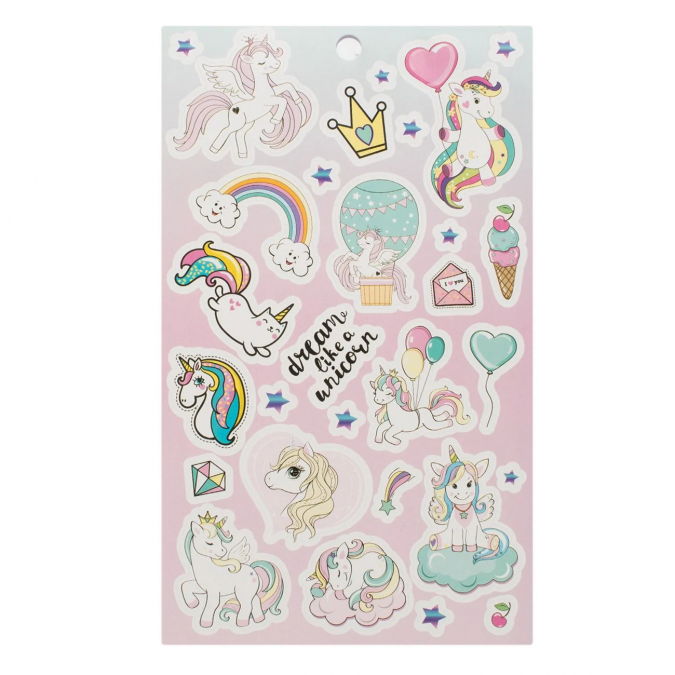 Книжка със стикери Еднорог /Mb/