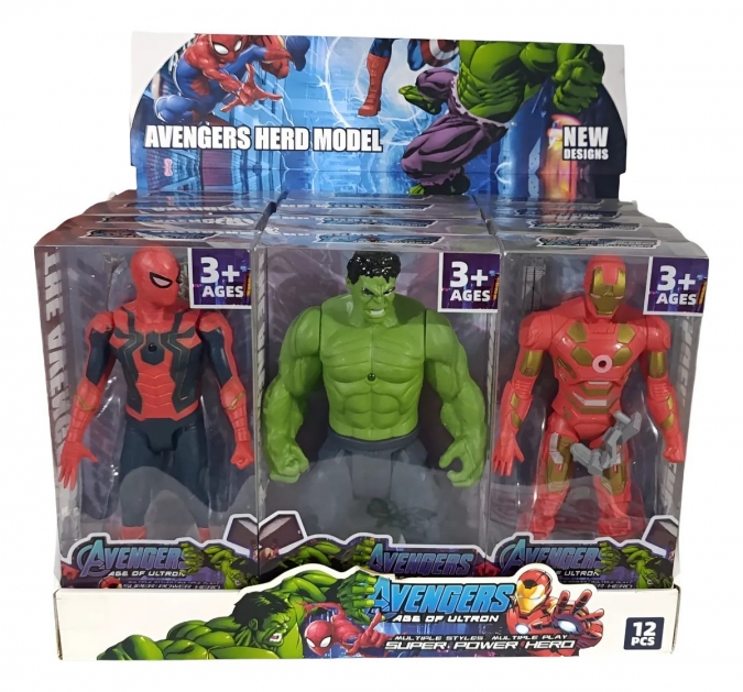 Светеща екшън фигура Отмъстителите/Avengers, 4 различни героя /Li/