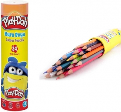 Комплект от 24 цветни молива Play-Doh /Tr/