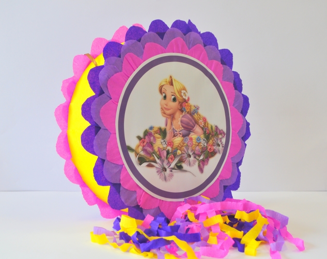 Пинята Рапунцел, две лица 40х40 см