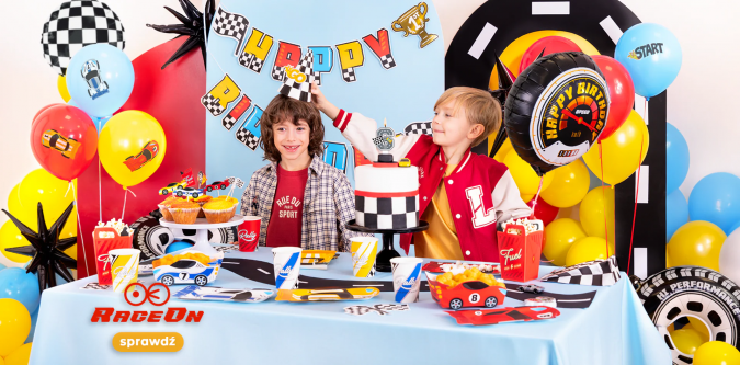 Комплект 7 бр. балони Спортни коли, микс цветове /Pp/