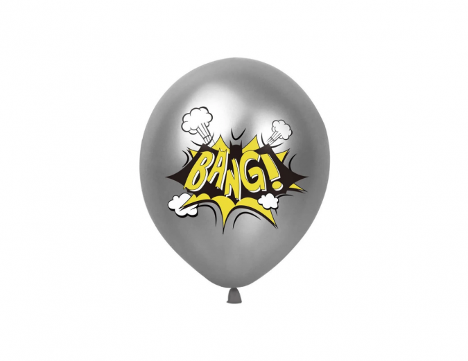 Комплект 10 бр. премиум балони Супер герои, микс цветове /Ch/