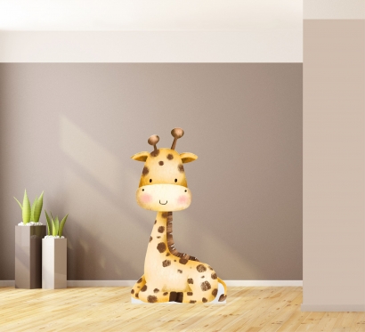 Фигурка за декорация Жираф, свободно стояща, 40 см pvc