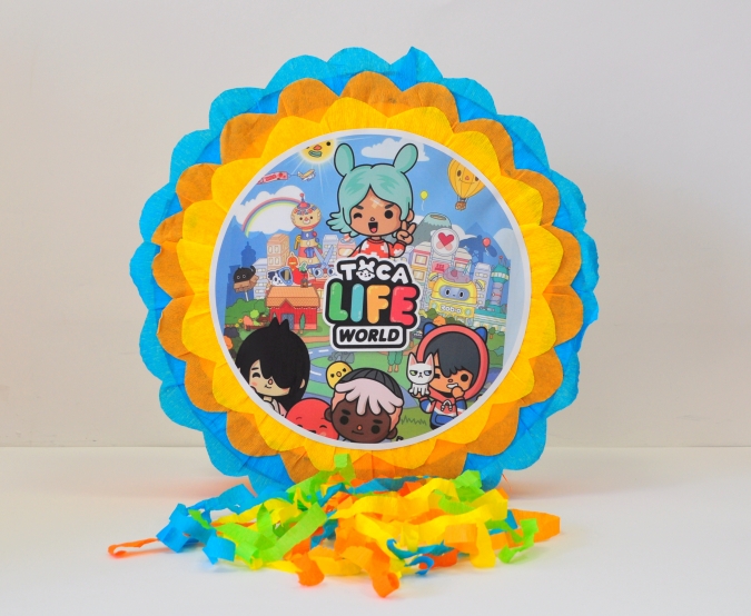 Пинята Тока Бока, две лица 40х40 см