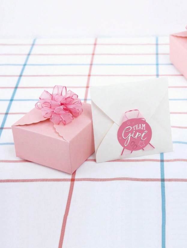 Стикери за разкриване на пола, сини, Team Boy, 12бр /Ch/