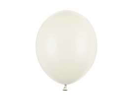Балон цвят светъл крем /light cream/ пастел, диаметър 30 см, 10 бр. в пакет /Pd/