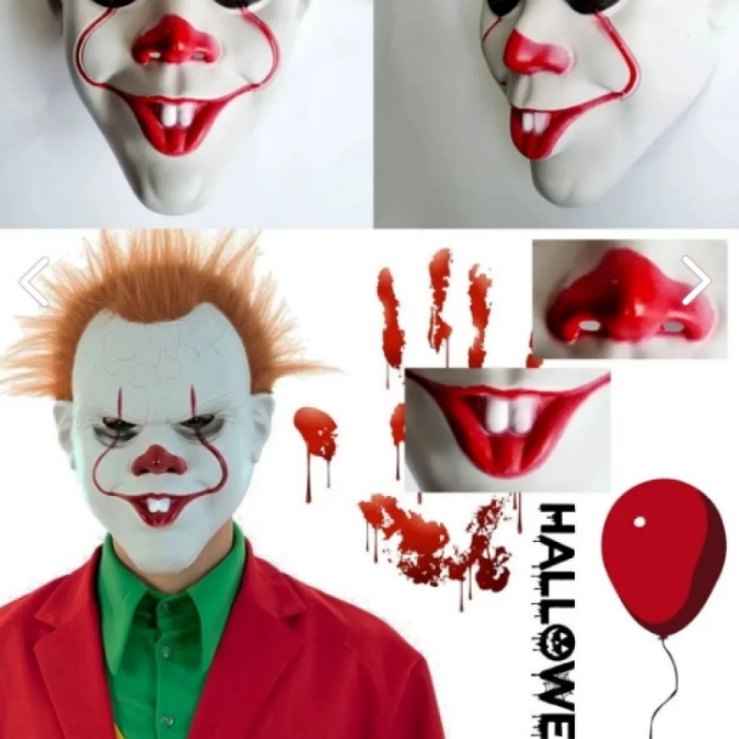 Маска Джокера, клоун, Хелоуин /Tr/
