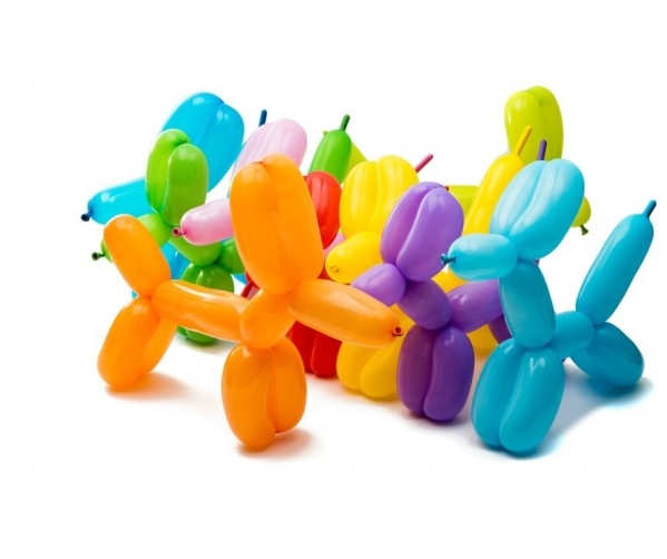 Моделиращи Балони микс цветове, 5х140 см, 10 бр. в опаковка, Gemar Италия D4 #080