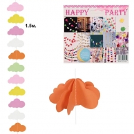 Висяща декорация - облачета, 1,5м /Km/