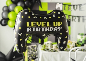 Фолиев балон Джойстик, плейстейшън, Level Up, 72 см, /Pd/