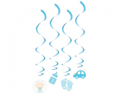 Висяща декорация за Бебе момче, 4бр., 60см /Gd/