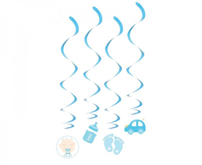 Висяща декорация за Бебе момче, 4бр., 60см /Gd/