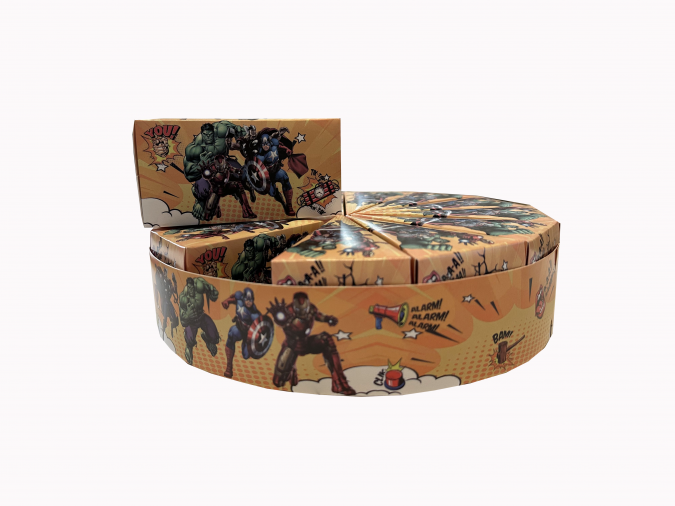 Комплект 13 парчета /заготовки за хартиена торта Отмъстителите, с вкл. ринг за декорация /Mr/