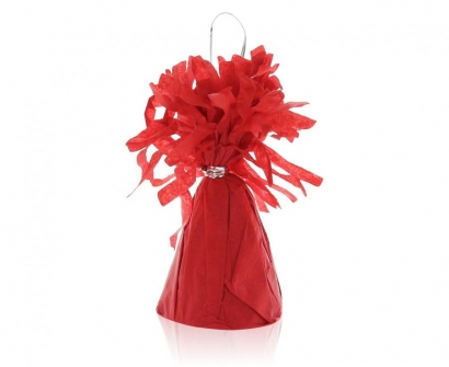 Тежест за балони - цвят червен /Gd/