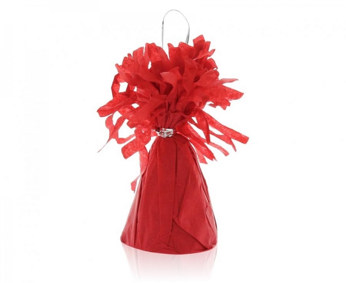 Тежест за балони - цвят червен /Gd/