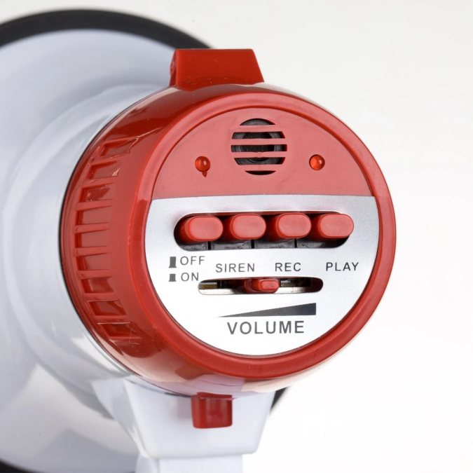 Мегафон, /високоговорител/, 10w, сгъваема дръжка /Mb/