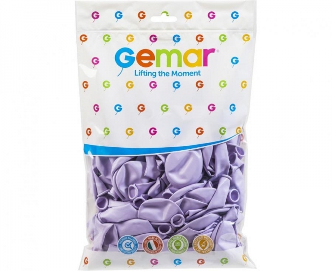 Балон цвят Люляк лилав, Lilac, диаметър 30 см, 100 бр. в пакет, Gemar G110 #079 /Uk/