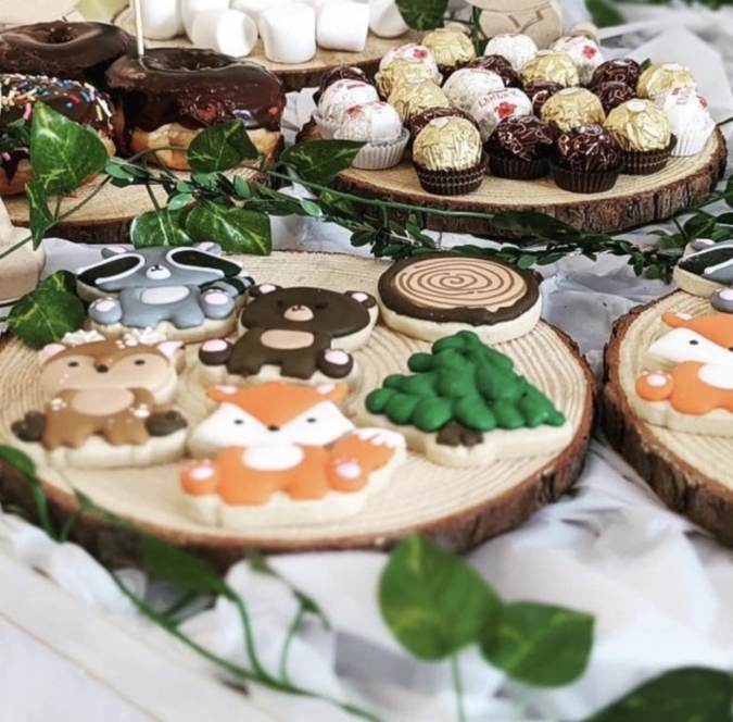 Дървена шайба за декорация, ф10см /Sa/