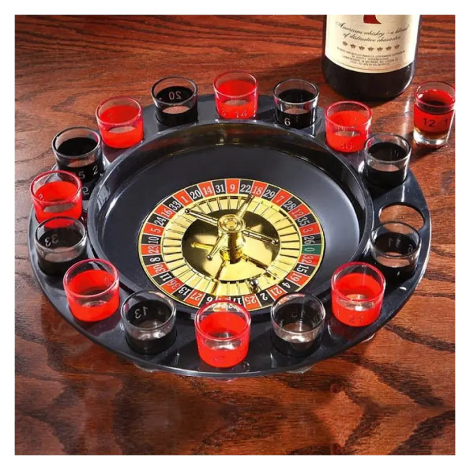 Парти игра рулетка с чашки /16 шота/ /Km/
