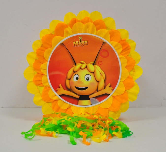 Пинята Пчеличката Мая, две лица 40х40 см