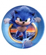 Хартиена чинийка Соник, 18 см диаметър,  10 бр. в опаковка /Pe/