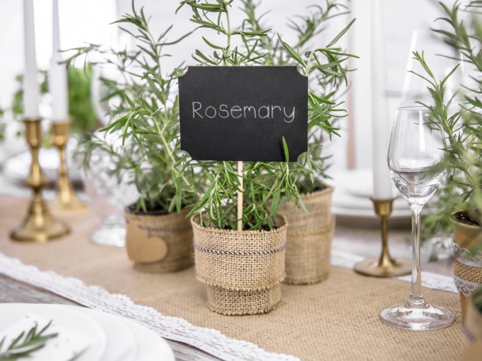 Табелки в черно за сладък кът и декорация на маса, 11х8 см, 4 бр. /Pd/