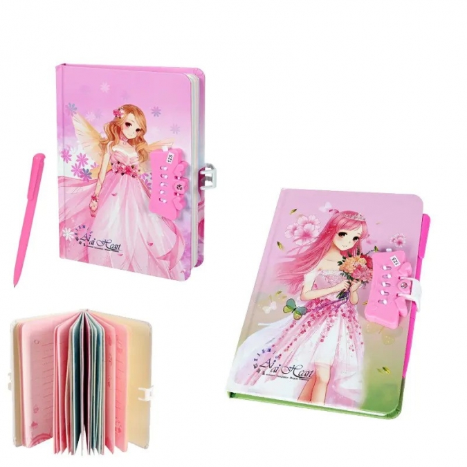 Таен дневник "Принцеси" с шифър и химикал  /Km/