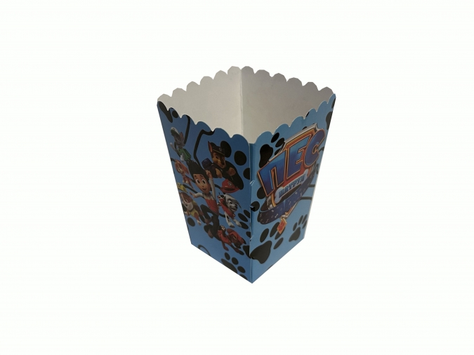 Кутийки за пуканки или сладки Пес Патрул - 5 бр. в пакет /Mr/