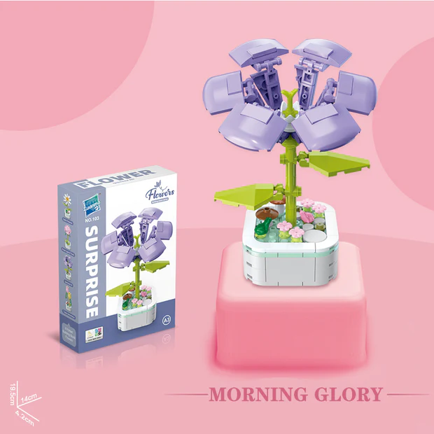 Конструктор Цвете в саксийка, 5 различни модела /Km/