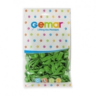 Балон цвят тъмно зелен пастел, диаметър 13см,100бр. в пакет, Gemar A50 012