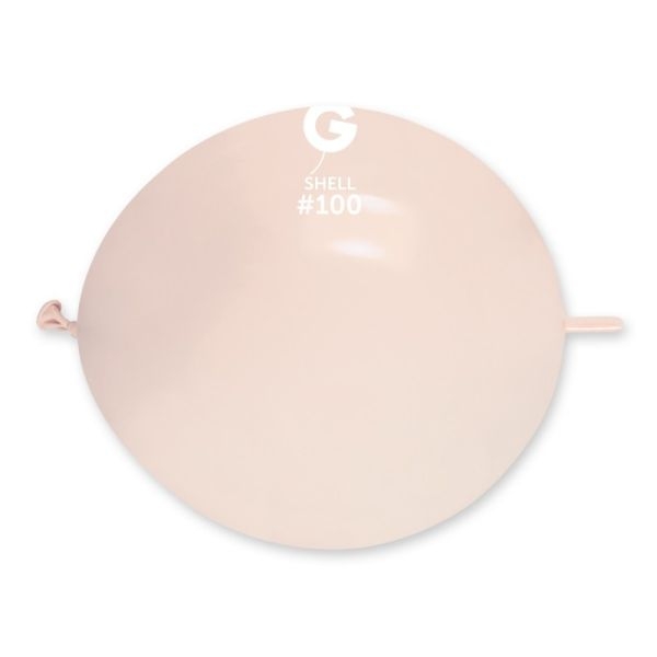 Линк балони цвят мида, 10бр. в пакет, 33см., Gemar GL13 #100 /Uk/