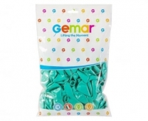 Балон цвят Аквамарин, диаметър 30 см, 100 бр. в пакет, Gemar G110 #050 /Uk/