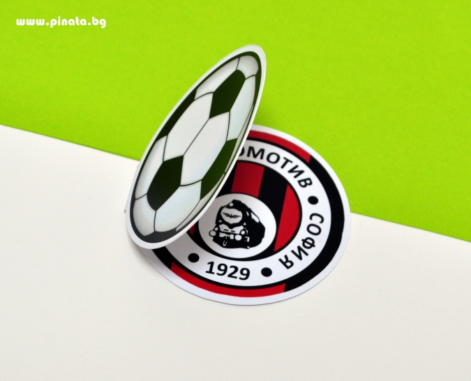 Покана за рожден ден Футбол, двустранна отваряема, 6 бр. пакет