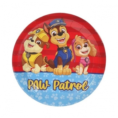 Хартиена парти чинийка Пес Патрул 18 см, 6 бр. в опаковка /mb/
