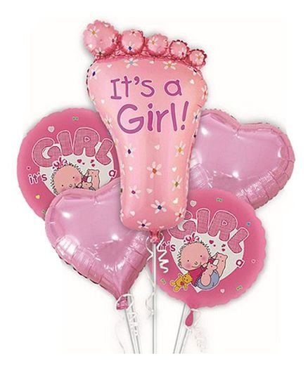 Комплект 5 бр. фолиеви балони Бебе Момиче / It's a Girl /Gx/