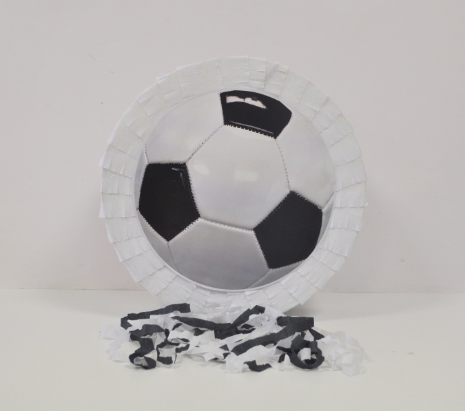 Пинята Футбол, топка, две лица 40х40 см