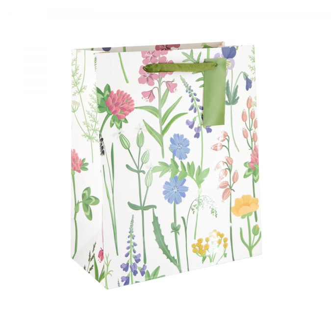 Луксозни подаръчни торбички, Горски цветя, 42х32см /Pp/