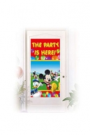 Тематичен винил /плакат/ за врата или стена Мики Маус Clubhouse, размер 152х76см