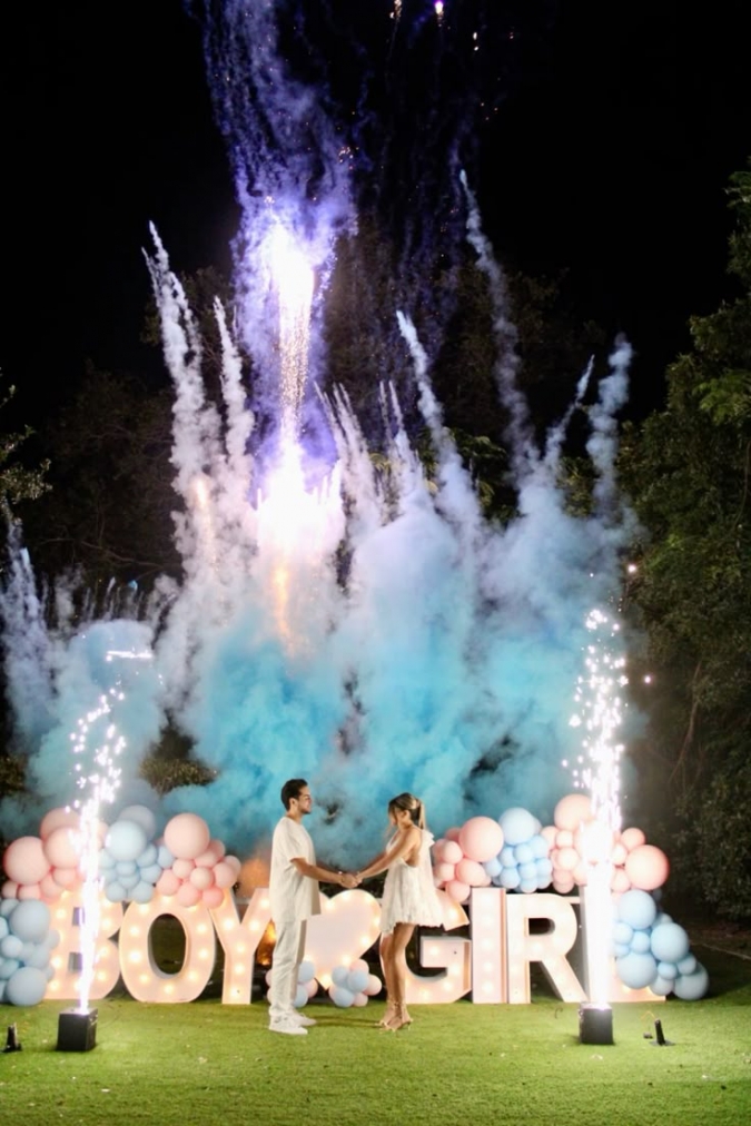 Димка за разкриване на пола Boy or Girl цвят син /Gx/