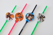 Парти сламки с облър Бакуган, 10 бр. в пакет